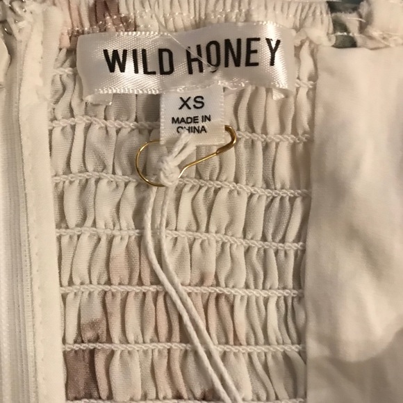 Blush Pink Floral Dress XS NWT - Picture 7 of 7